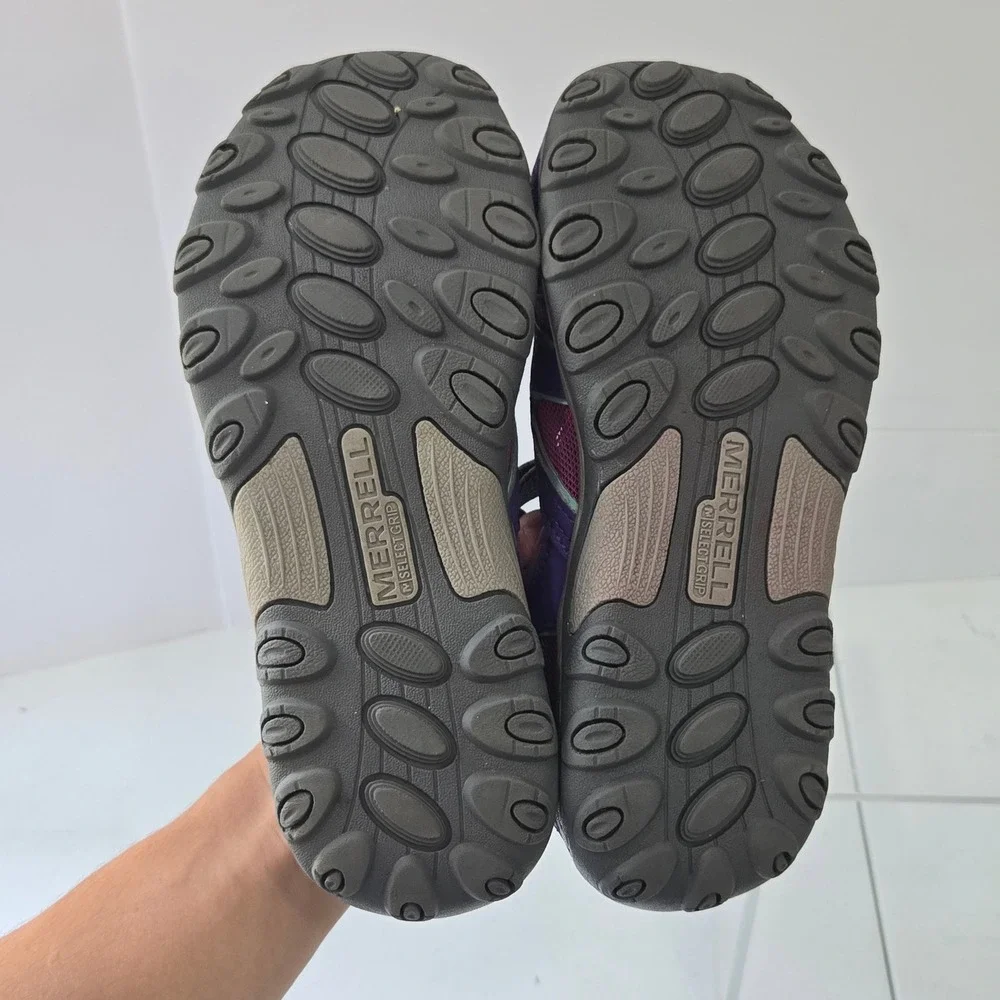 Merrell Kids Hydro Choprock Sandal Purple Leather Hiking Shoe MK165683 Size 3M